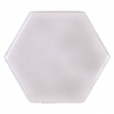 Керамогранит глянцевая Art Deco Glossy On Mesh Hibiscus 32x28 9.1мм  серый Amadis