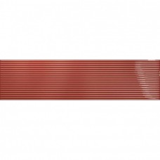 Керамическая плитка глянцевая Stripes 8436552229507 Coral Crackle 26x7 9мм  красный Amadis