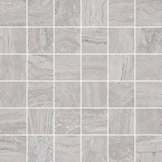 Мозаика матовая Palatino Mos. Silver 30x30 9мм  серый Gaya fores