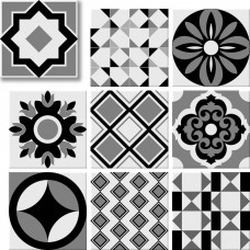 Керамогранит матовая Geomix Vendome 22x22 8мм  белый Geotiles