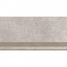 Ступень матовая Coral Rock ST183VG серый 60x30 9мм  Global Tile