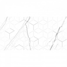 Декор глянцевая Siluet GT124VG белый 50x25 9мм  Global Tile