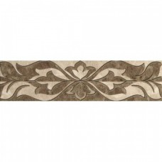 Бордюр глянцевая Saloni 010212001736 Brown Border 01 30x8 9мм  коричневый Gracia Ceramica