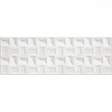 Керамическая плитка матовая Lauretta 010101004973 White Wall 04 90x30 10мм  белый Gracia Ceramica