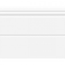 Плинтус глянцевая Ceramic 010300000210 A White 02 25x20 8мм  белый Gracia Ceramica