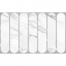 Керамическая плитка глянцевая Арко 10100001582 белый Низ 03 40x25 8мм  Gracia Ceramica