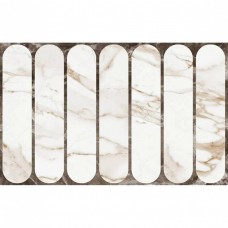 Керамическая плитка глянцевая Капелла 10100001556 белый Низ 03 40x25 8мм  Gracia Ceramica