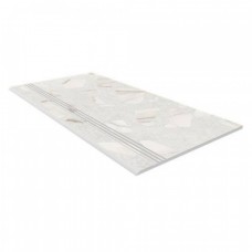 Ступень матовая Arti 67312 Steptrade/AT01_NS/30x60x10 неполированная с насечками 60x30 10мм  белый Ametis by Estima