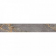 Декор глянцевая Intense 70640 FalseMosaic/IN01_PS/19x120x10/Trail Trail Фальшмозаика Полир. 120x19 10мм  серый Ametis by Estima