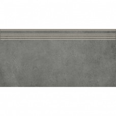 Ступень матовая Beton G-1103/MR/st01 Антрацит 60x30 9мм  серый Grasaro