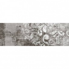 Керамическая плитка сатинированная Starling Ash Dec 03 A 90x30 9.4мм  серый Gravita