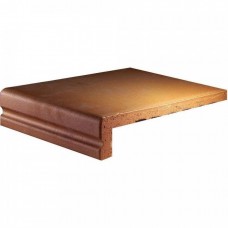 Ступень клинкерная плитка матовая Natural Recto 33x25 14мм  коричневый Gres de Aragon