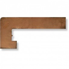 Плинтус клинкерная плитка матовая Natural Zanquin Izda 39x20 16мм  бежевый Gres de Aragon