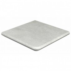 Ступень клинкерная плитка матовая Urban 904286 Gris Esquina Redondo 33x33 14мм  серый Gres de Aragon
