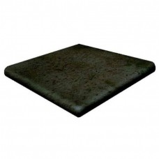 Ступень клинкерная плитка матовая Orion Rounded Stair-Tread Corner Antracita 33x33 10мм черный Gres de Aragon Ступень клинкерная плитка матовая Orion Rounded Stair-Tread Corner Antracita 33x33 10мм черный Gres de Aragon