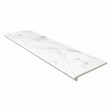Ступень матовая Marble Smooth Round. Carrara Blanco 120x33 10мм белый Gres de Aragon Ступень матовая Marble Smooth Round. Carrara Blanco 120x33 10мм белый Gres de Aragon