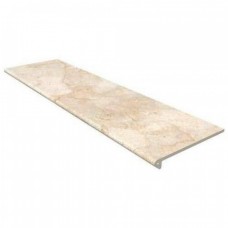 Ступень матовая Petra Beige Smooth Round 120x33 14мм бежевый Gres de Aragon Ступень матовая Petra Beige Smooth Round 120x33 14мм бежевый Gres de Aragon