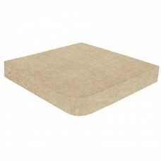 Ступень клинкерная плитка матовая Evolution Esquina Recto Evo Beige 32x32 4мм  бежевый Gresmanc