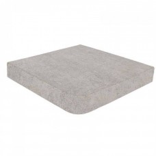 Ступень клинкерная плитка матовая Evolution Esquina Recto Evo Grey 32x32 4мм  серый Gresmanc