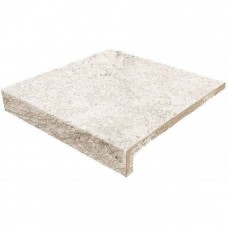 Ступень клинкерная плитка матовая Evolution WS-556312 Peldano Recto White Stone 32x31 40мм  белый Gresmanc
