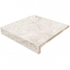 Ступень клинкерная плитка матовая Evolution Stone White 33x31 10мм  белый Gresmanc
