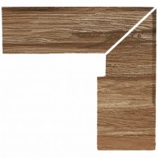 Плинтус клинкерная плитка матовая Taiga TA-152562 Zanquin Recto Evo Derecho Правый 31x27 11мм  коричневый Gresmanc
