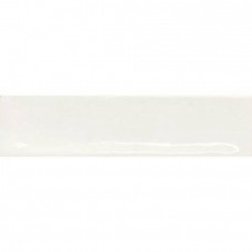 Керамическая плитка глянцевая Bari White 25x6 9мм белый Harmony Керамическая плитка глянцевая Bari White 25x6 9мм белый Harmony