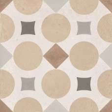 Керамогранит матовая Patterns Sand Geometric R10 22x22 9мм  бежевый Harmony