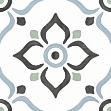 Керамогранит матовая Tanger Blue Garden R9 12x12 8.7мм  голубой Harmony