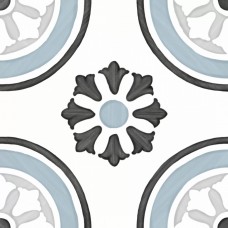 Керамогранит матовая Tanger Blue Dhalia R9 12x12 8.7мм  белый Harmony