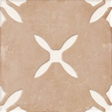 Керамогранит глянцевая Pangea 40802 Clay Flower LT 22x22 9мм  бежевый Harmony
