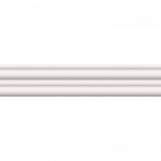 Керамическая плитка матовая Rainbow 41735 White 25x5 12мм  белый Harmony