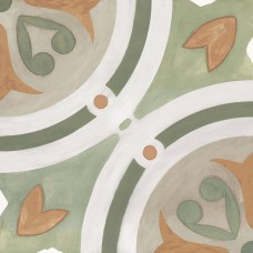 Керамогранит матовая Amber 41653 Green 22x22 9мм  многоцветный Harmony