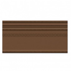 Плинтус глянцевая Garden Zocalo Classic Marron 30x15 9мм  коричневый Heralgi