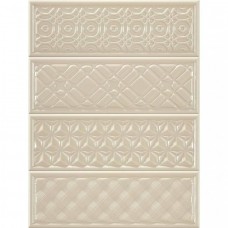 Декор глянцевая Garden Dec Geometry Crema 30x10 9мм коричневый Heralgi Декор глянцевая Garden Dec Geometry Crema 30x10 9мм коричневый Heralgi