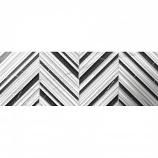 Декор глянцевая Selecta Carrara Decor Imperial Rect. 120x40 12мм  белый Ibero