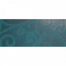 Декор матовая Creta D Wall CD06DB Aqua Boucle Oro 73x31 11мм  голубой Italgraniti