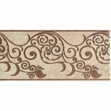 Бордюр матовая Marmo D Wall DG06LI Digit Travertino Listello Tralcio 31x14 10мм  бежевый Italgraniti