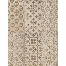 Декор матовая Square Wall SQ02DA Beige Formelle Oro Dec. 25x13 9мм  бежевый Italgraniti
