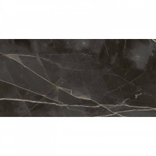 Керамогранит матовая Стелларис 610010002844 Absolut Black Nat Ret 160x80 9мм  черный Italon