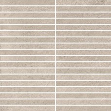 Мозаика матовая Этернум 610110001118 Cream Mosaico Strip 30x30 9мм  бежевый Italon