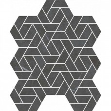 Мозаика матовая Метрополис 620110000158 Империал Блэк Айкон 35x29 9мм  черный Italon