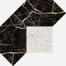 Мозаика глянцевая Шарм Экстра 620110000085 Лоран Полигон Люкс 29x21 10мм  белый Italon