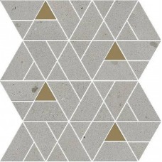 Мозаика матовая Авангард 620110000240 Сильвер Люксор 31x31 9мм  серый Italon