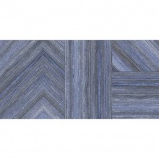 Керамогранит матовая Forked Wood Blue Carving 120x60 9мм  синий ITC