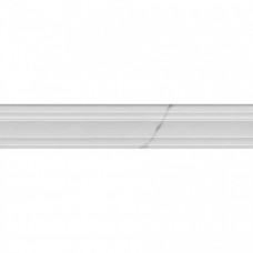 Бордюр глянцевая Монте Тиберио BLF024R Багет Белый Глянцевый Обрезной 40x7 27мм  серый Kerama Marazzi
