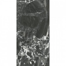 Керамическая плитка глянцевая Риальто 48007R черный Глянцевый Обрезной 80x40 10мм  Kerama Marazzi