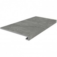 Ступень матовая Риальто SG850890R/GCF Клееная серый Темный Матовый 80x33 9мм  Kerama Marazzi