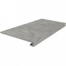 Ступень матовая Риальто SG850490R/GCF Клееная Дымчатый Матовый 80x33 9мм  серый Kerama Marazzi