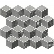 Мозаика глянцевая Риальто T017/48008 1 Мозаичный Глянцевый 45x38 10мм  черный Kerama Marazzi